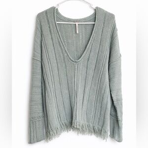 Free People Ocean Drive Pullover Sweater Size Small Boho Lightweight